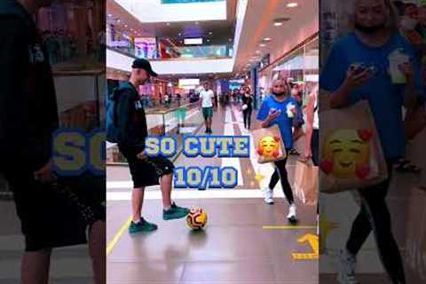 Football Social Prank | Who Girls Better ⁉️ Thanks for 600 000 Subs ❤️❤️❤️ #shorts #prank #soccer
