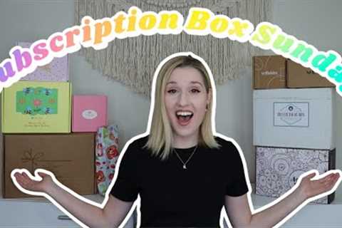 SOOOO MANY BOXES 😍 | Subscription Box Sunday | Vol. 3 July 2023