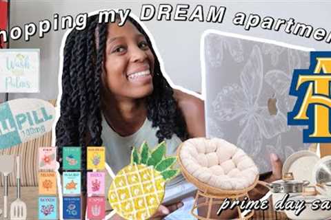 online shopping for my DREAM college aparment at ncat | prime day sales, &amp; decor haul