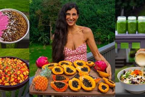 What I Eat When I Have NO TIME 🍓🌱 Easy Raw Vegan Recipes &amp; Healthy GO-TO Meals You Can Eat..