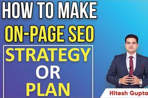 On Page SEO Strategy 2021 | On Page SEO Process | Explained | On Page SEO Tips | #OnPageSEO #Hitesh