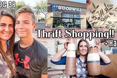 VLOG 38 | THRIFT WITH ME 2023 :: {mostly} Home Decor Thrift Haul &amp; Thrift Shopping