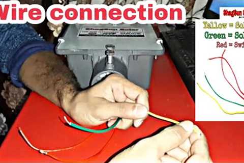Solar Street light specifications and wire connection by ShagSun Solar. Solar semi light