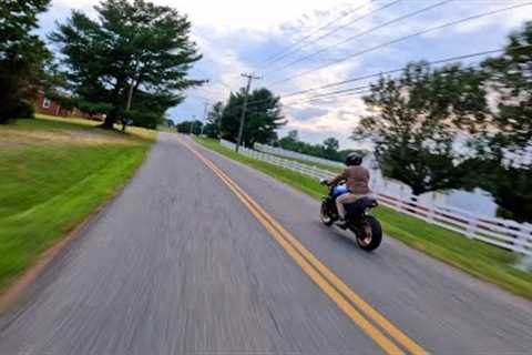 Chasing My Friend's Motorcycle with FPV Drone | RAW | Quadmula F5