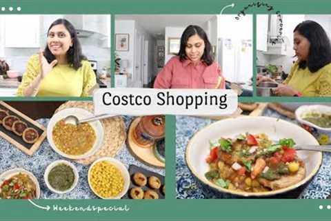 Grocery Shopping - Costco | Aloo Tikki Matar Chaat - Weekend special Snacks and Dinner