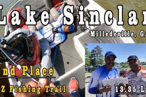 Lake Sinclair Fishing Tournament 2nd Place (13.35lbs - EZ Fishing Trail)