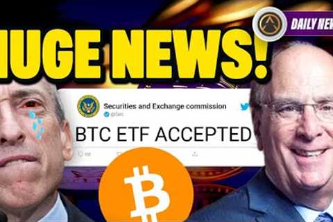 BlackRock Bitcoin ETF Accepted by SEC!! BTC $48,000 at 2024 halving? 🤯 Coinbase in TROUBLE?