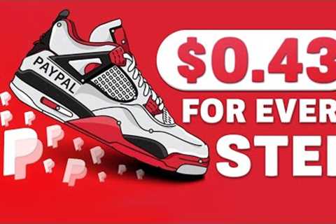 Walk to EARN $100 for Every 100 STEPS - Make Money Online