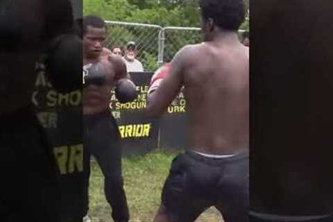 He Got DROPPED!!! 😴 *crazy* #shorts #boxing #knockout