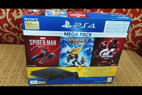 SONY PLAYSTATION 4 SLIM MEGA PACK UNBOXING