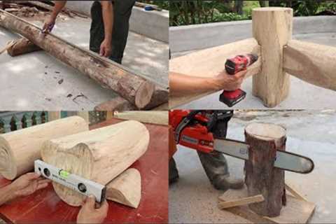 Easy And Unique Solid Woodworking Project // 4 Bed Ideas From Solid Wood Rustic And Solid