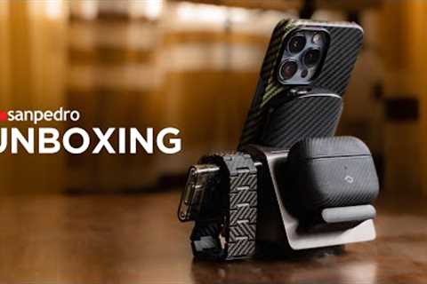 Pitaka's Kevlar iPhone Case and a 4-in-1 Charging Station for Apple | ASMR