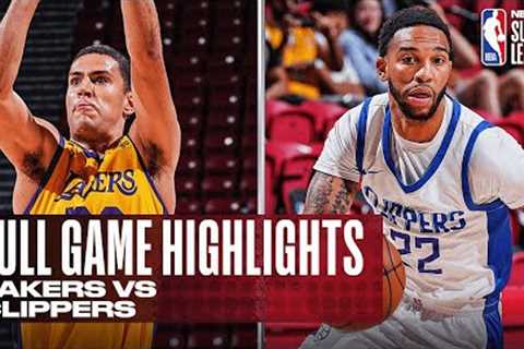 LAKERS vs CLIPPERS | NBA SUMMER LEAGUE | FULL GAME HIGHLIGHTS