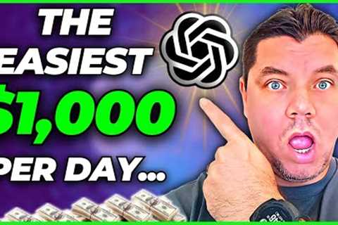 Easiest ChatGPT Side Hustle Anyone Can Start Today (Make Money Online 2023)