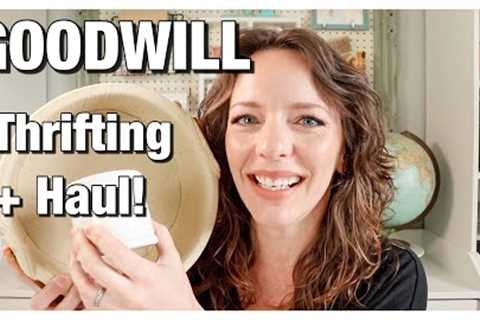 THRIFT WITH ME AT GOODWILL FOR HOME DECOR + THRIFT HAUL ~ Thrift Shopping Haul ~ Thrifting