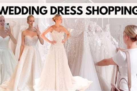 COME WEDDING DRESS SHOPPING with me!!! SAY YES TO THE DRESS ✨👰🏼