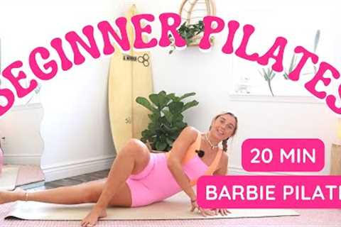 20 Min Barbie Pilates Workout for Beginners | NO EQUIPMENT