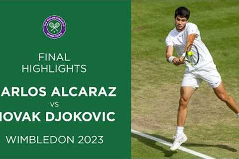 Carlos Alcaraz vs Novak Djokovic: Final Highlights | Wimbledon 2023