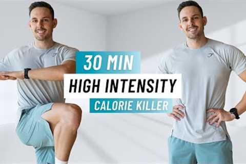 30 MIN INTENSE HIIT Workout - Full Body Cardio for Max Calorie Burn (No Equipment, No Repeat)