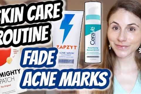 SKIN CARE ROUTINE for fading POST ACNE MARKS| Dr Dray