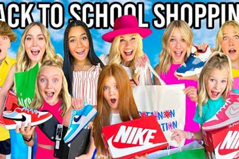 BACK to SCHOOL SHOPPiNG w/ My 10 KiDS for 2023! *Clothing Haul*