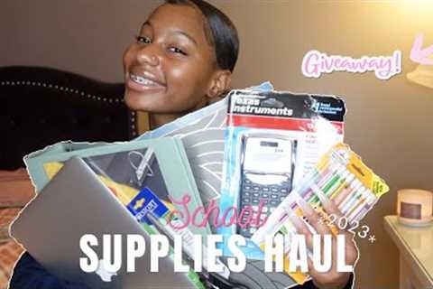 SCHOOL SUPPLIES HAUL| BACK TO SCHOOL 2023