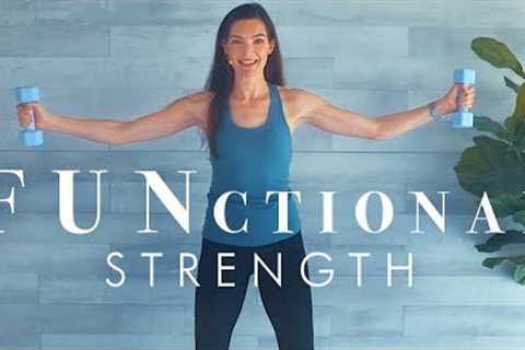 Weight Training for Seniors &amp; Beginners // FUNctional Workout!
