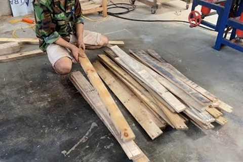 The Carpenter Turns Pallets Into Great Dining Tables / Woodworking Projects