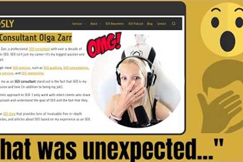 An SEO auditor audits her own website like it was a client's site. Tons of SEO tips &amp; insights!