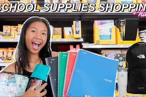 SCHOOL SUPPLIES SHOPPING 2023 + HAUL || back to school junior year