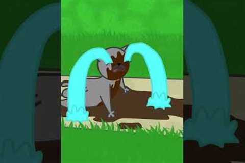 😿 Sad story of a cunning cat 😼🍦🍦🍦 (Funny Cartoon) #shorts #animation #funny