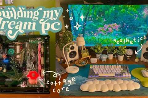 build my dream gaming pc with me! *:･ﾟ✧*:･ﾟa cozy, cottagecore set-up &amp; desk makeover