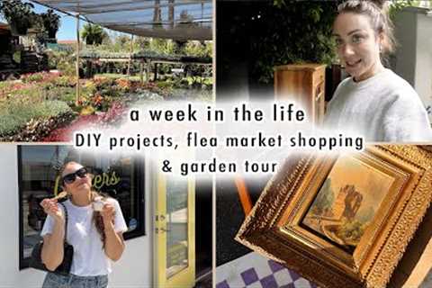 a week in my life: DIY projects, flea market finds &amp; garden tour | XO, MaCenna Vlogs