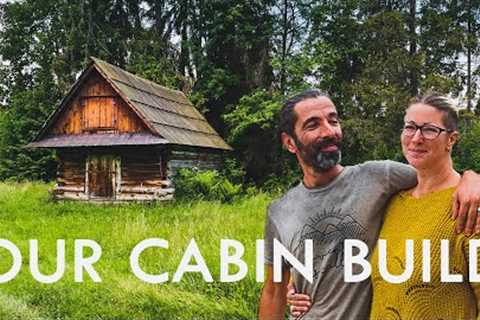 Building a Wood Cabin WITH NO EXPERIENCE - TINY HOUSE BUILD - EP1