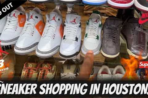 *MUST WATCH* SNEAKER SHOPPING IN HOUSTON TEXAS!! TONS OF HEAT PAST &amp; RECENTLY RELEASED..