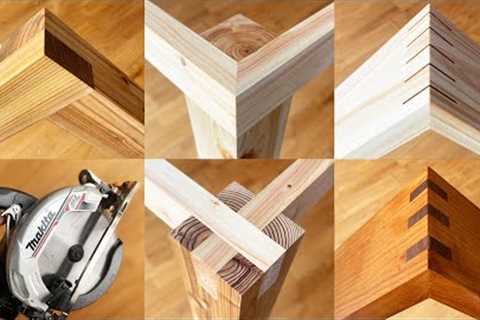 5 Simple Circular Saw Hacks | Woodworking joints