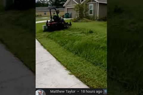 Dude's mad about my mower...