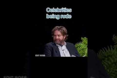 Celebrities Being Rude😂