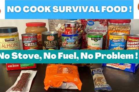 Emergency Survival Food For Your Prepper Pantry No Cooking !