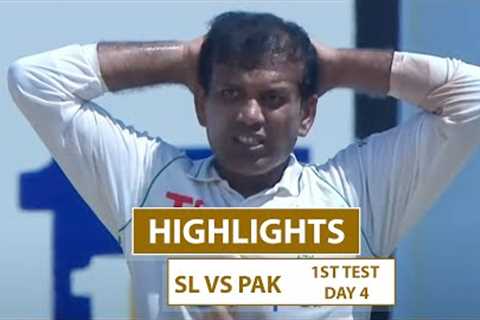 1st Test - Day 4 | Highlights | Pakistan Tour Of Sri Lanka | 19th July 2023