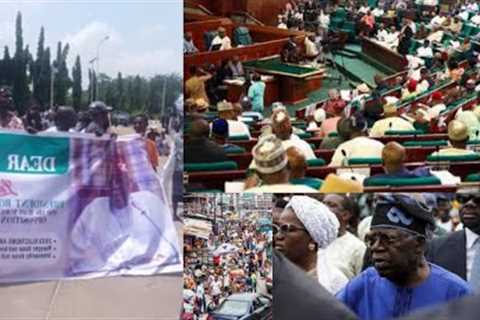 Nigerians Storm National Assembly Over Hike In Fuel, Opens Up On Their Stand, Makes Urgent Demands