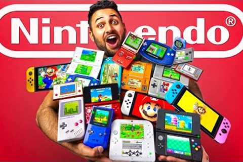 I bought every Nintendo Handheld EVER.