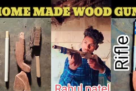 Home Made wood rifle / #DIY GUN / Wood rifle construction //