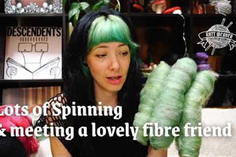 A test knit, fibre spinning &amp; meeting another fibre friend | Heather &amp; Hops Knitting..