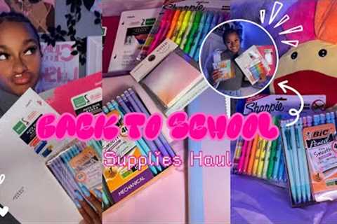 BACK TO SCHOOL SUPPLY HAUL 2023 | senior year edition