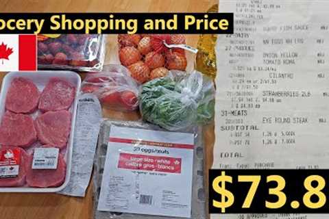 Canada Grocery shopping Real Canadian Super store and Price 2023-July