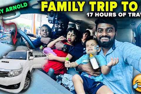 Family TRIP 👪 17 hours of Drive in Baby Arnold 💪| DAN JR VLOGS