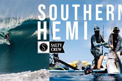 SOUTHERN HEMI ||  Big Barrels and Big Tuna in Mainland Mex - Surfing, Fishing, Diving, Cooking