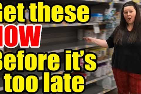 Stockpile NOW – 7 Items that SELL OUT FIRST in a Crisis