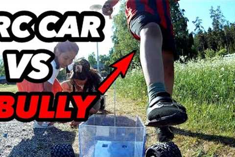 Bully Kicks RC Car Giving Out Candy